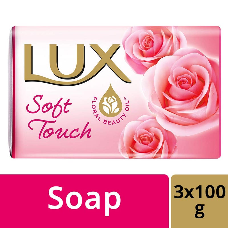 LUX Soft Touch Soap 100 grams (3 pack) - Image 2